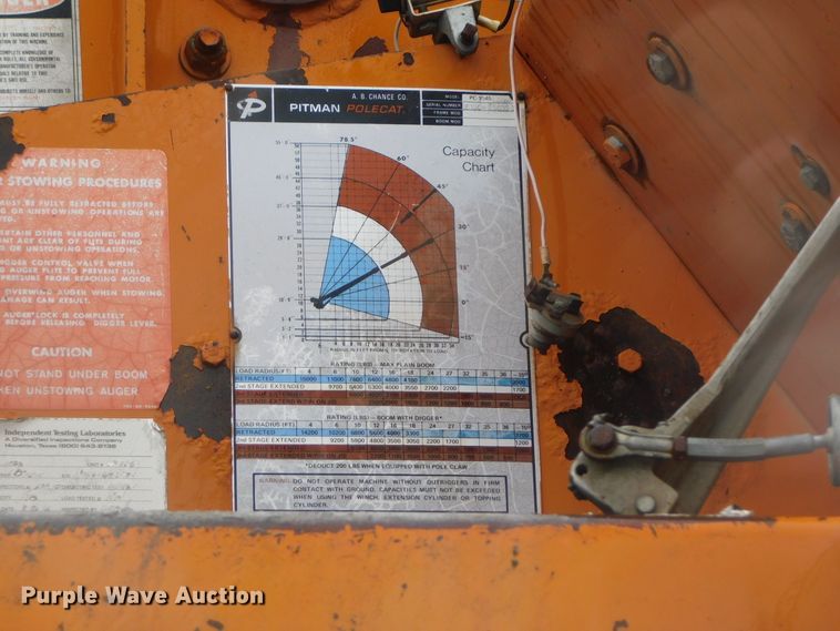 image for item DK8503 1981 Chevrolet C6500  digger derrick truck