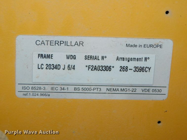 image for item DK8504 2007 Caterpillar XQ45-2  generator