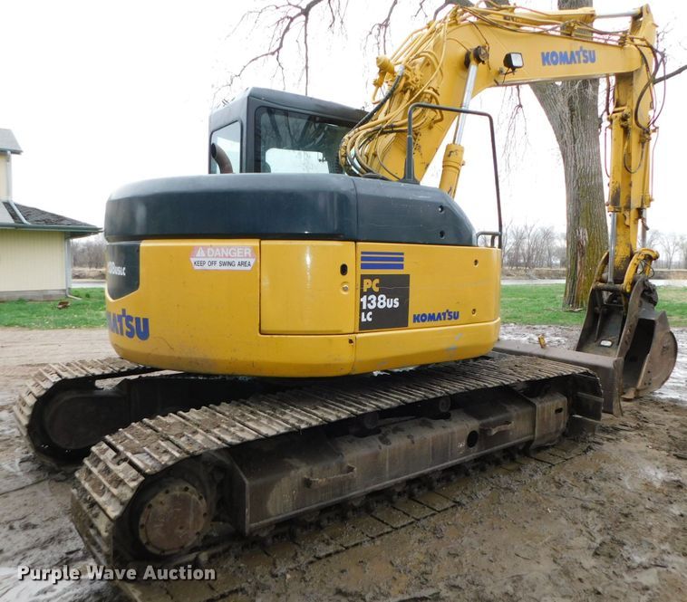 image for item DK8505 2007 Komatsu PC138USLC-2EO  mini excavator