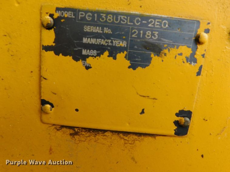 image for item DK8505 2007 Komatsu PC138USLC-2EO  mini excavator