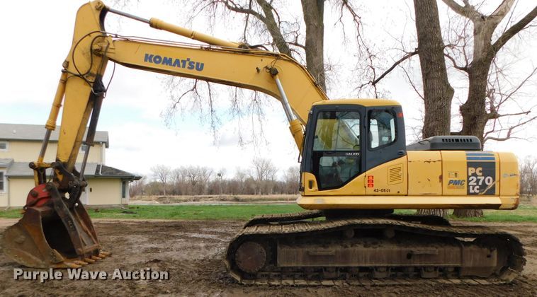 image for item DK8510 2005 Komatsu PC270LC-7L  excavator
