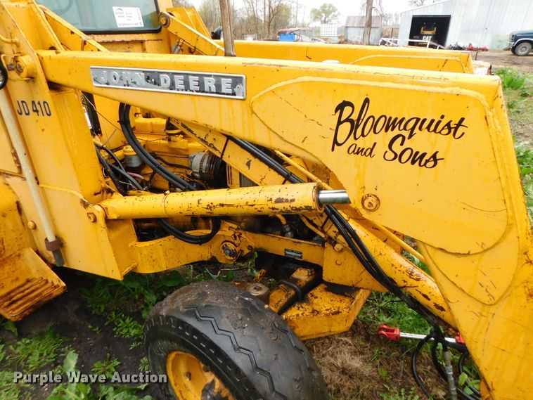 image for item DK8519 John Deere 410D  backhoe