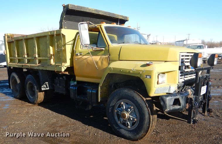 image for item DL2178 1987 Ford FT8000  dump truck