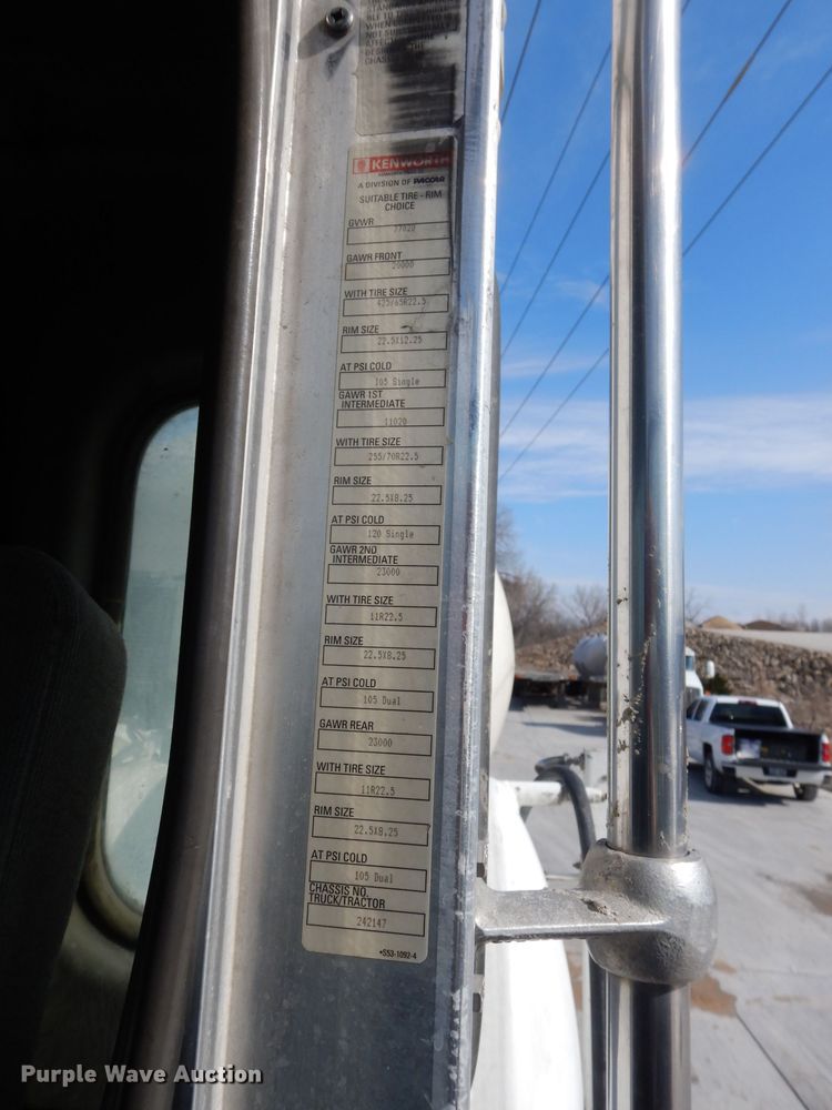 image for item DM4259 2009 Kenworth W900  ready mix truck