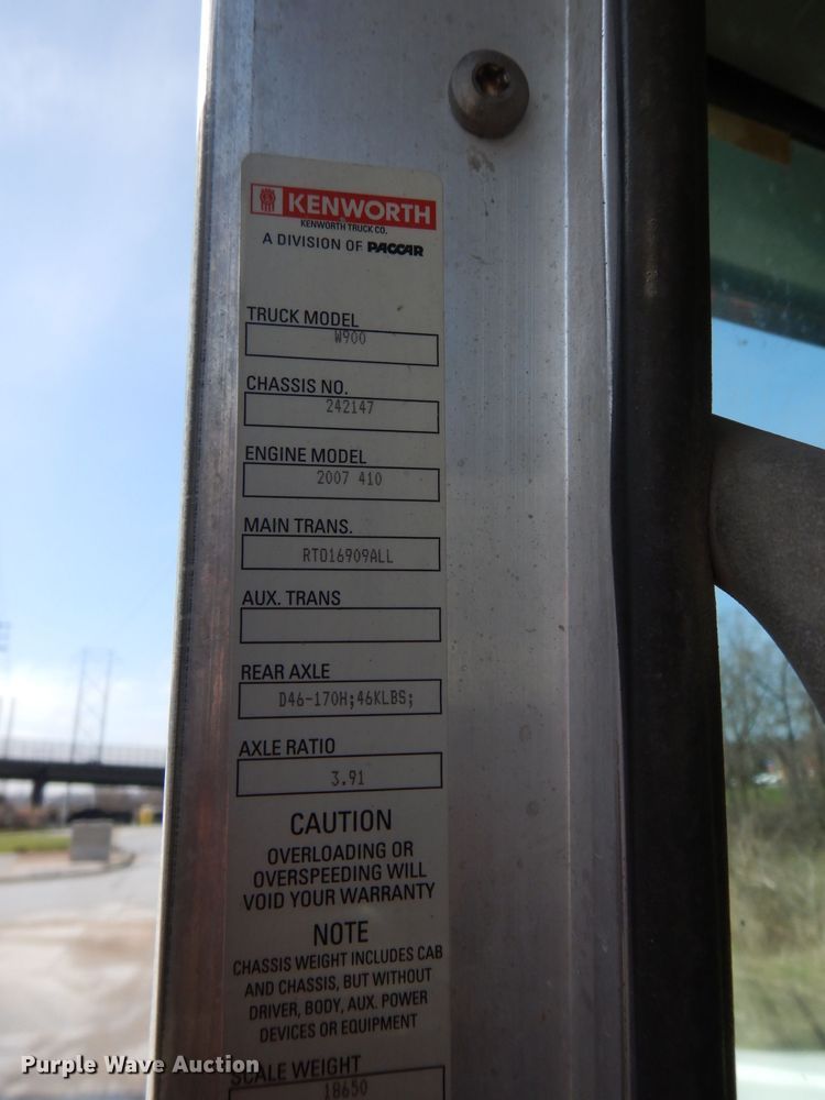 image for item DM4259 2009 Kenworth W900  ready mix truck