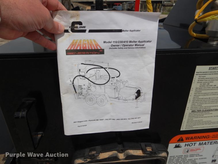 image for item DM4272 2012 Cimline 230 Magma melter applicator