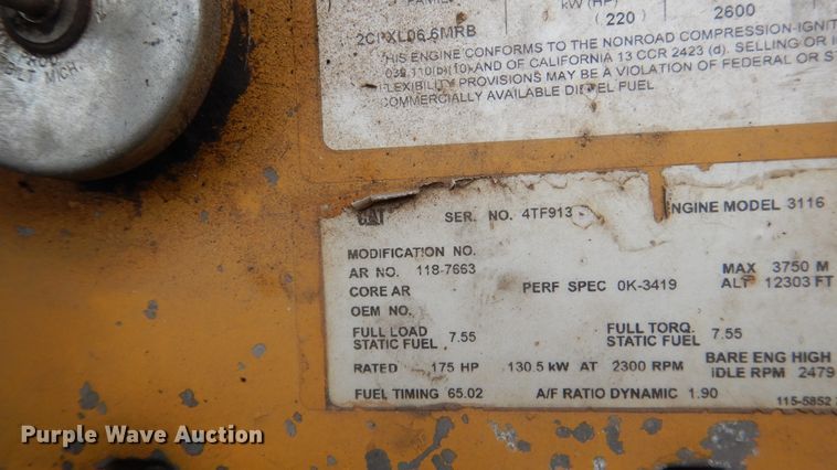 image for item ES9645 2007 Caterpillar 613C  elevating scraper