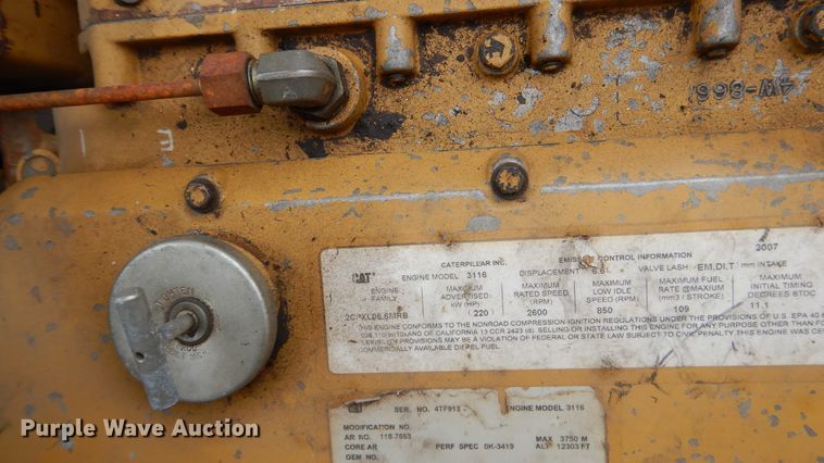 image for item ES9645 2007 Caterpillar 613C  elevating scraper