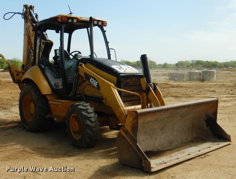 image for item ES9655 2012 Caterpillar 420E  backhoe