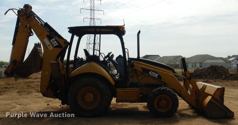 image for item ES9655 2012 Caterpillar 420E  backhoe
