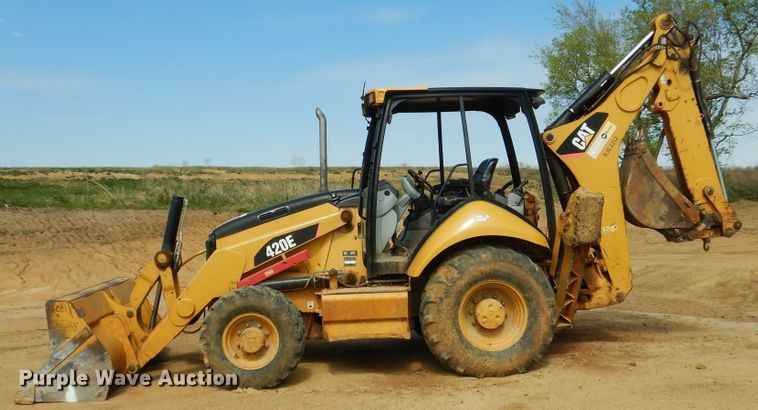 image for item ES9655 2012 Caterpillar 420E  backhoe