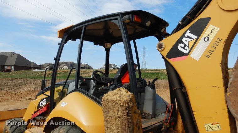 image for item ES9655 2012 Caterpillar 420E  backhoe