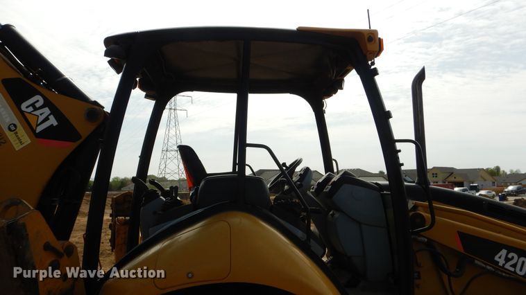 image for item ES9655 2012 Caterpillar 420E  backhoe