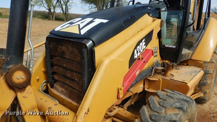 image for item ES9655 2012 Caterpillar 420E  backhoe