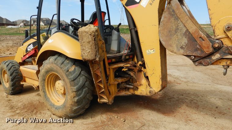 image for item ES9655 2012 Caterpillar 420E  backhoe
