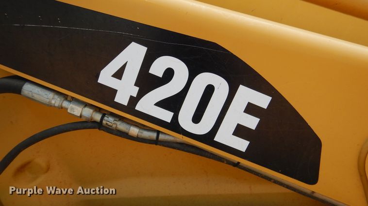 image for item ES9655 2012 Caterpillar 420E  backhoe