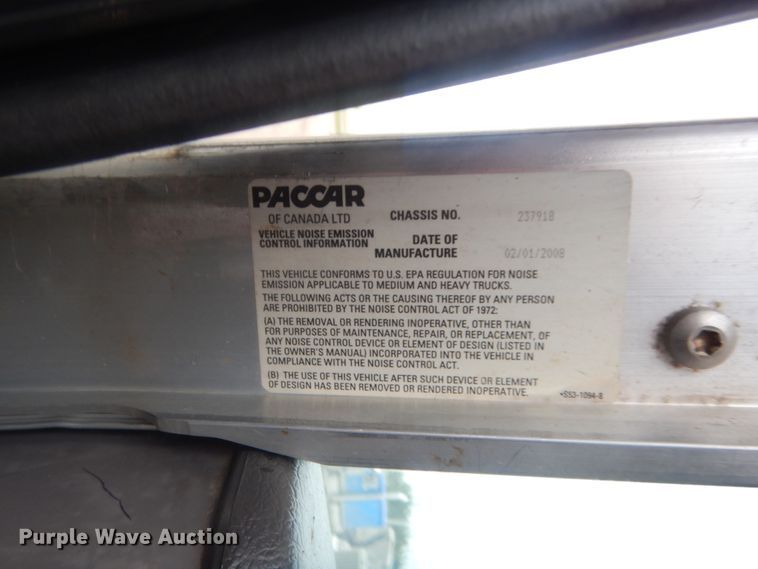 image for item ET9244 2008 Kenworth T370  lube truck