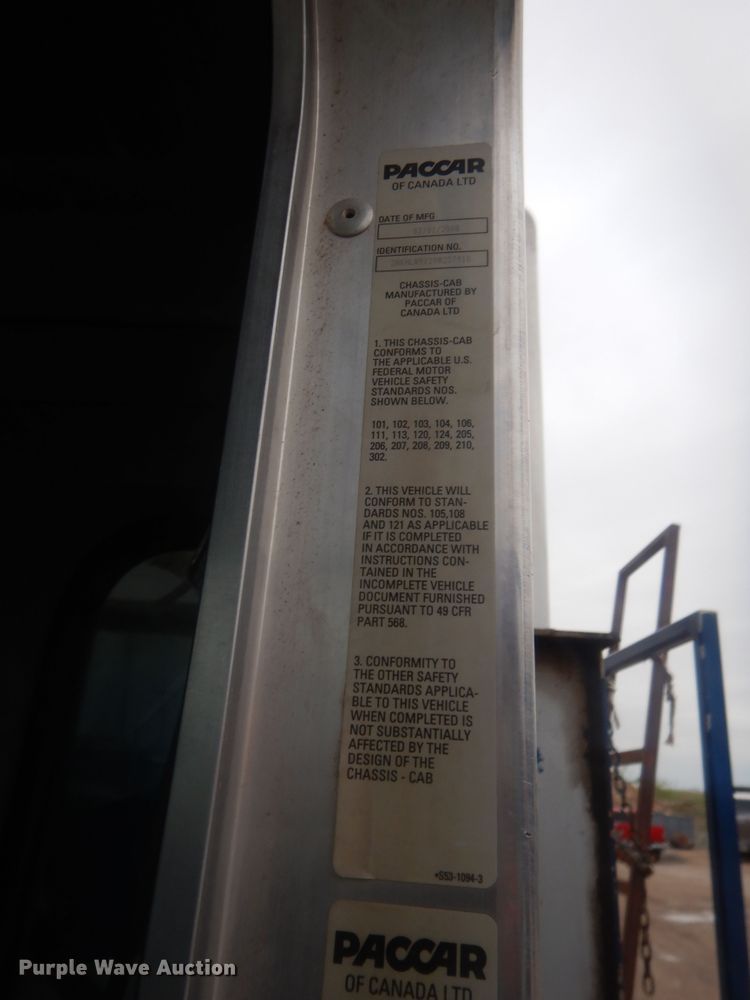 image for item ET9244 2008 Kenworth T370  lube truck