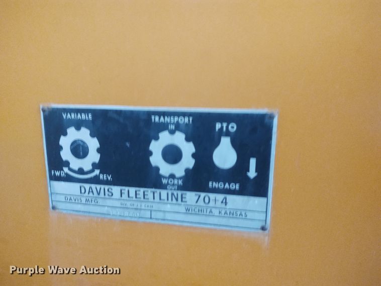 image for item FY9896 Davis Fleetline 70+4  trencher