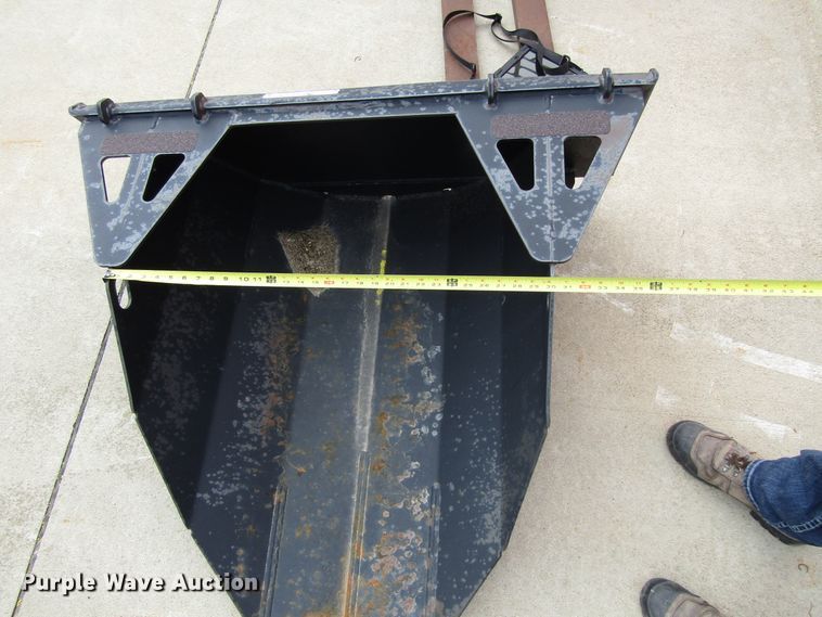 image for item GC9910 Quick Attach EZ30 skid steer quick scoop utility spade