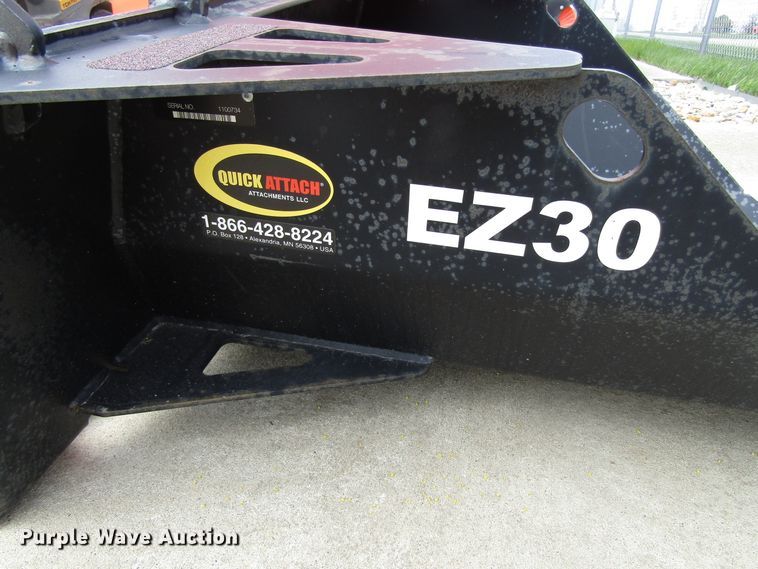 image for item GC9910 Quick Attach EZ30 skid steer quick scoop utility spade