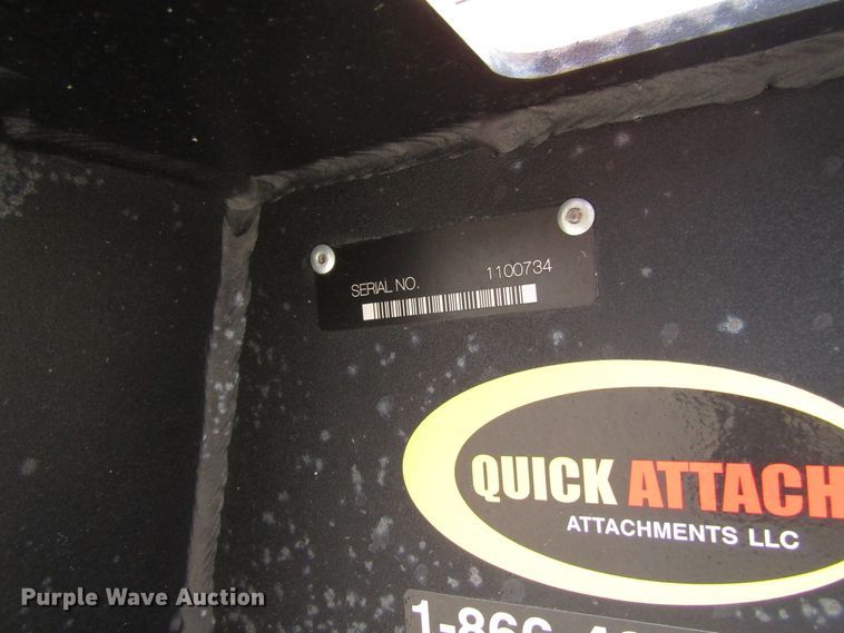 image for item GC9910 Quick Attach EZ30 skid steer quick scoop utility spade