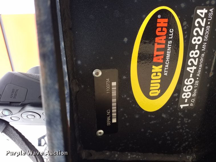 image for item GC9910 Quick Attach EZ30 skid steer quick scoop utility spade