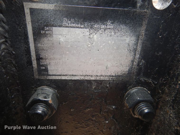 image for item HE9550 2005 D&K  equipment trailer