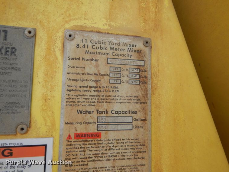 image for item HE9617 1999 Kenworth W900  ready mix truck