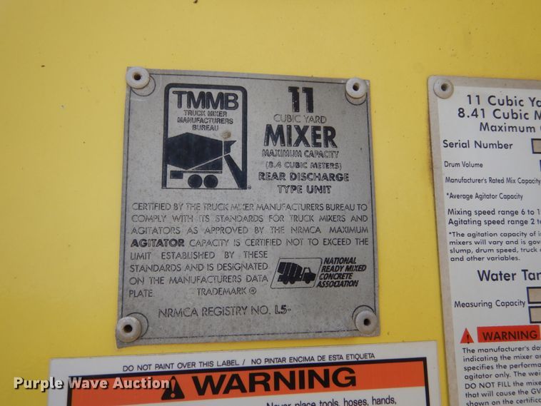 image for item HE9618 1999 Kenworth W900  ready mix truck