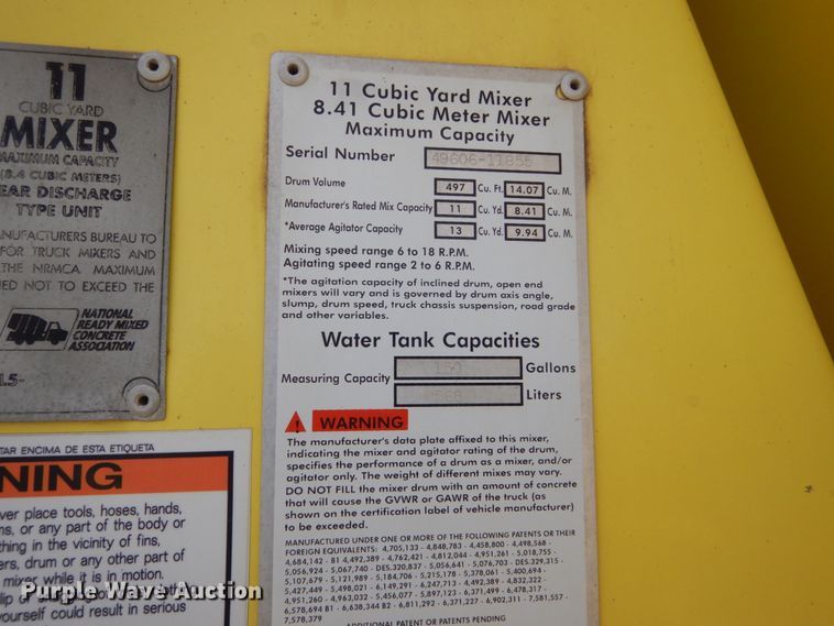 image for item HE9618 1999 Kenworth W900  ready mix truck