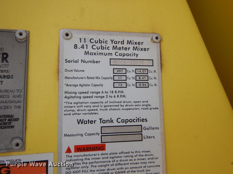 image for item HE9618 1999 Kenworth W900  ready mix truck