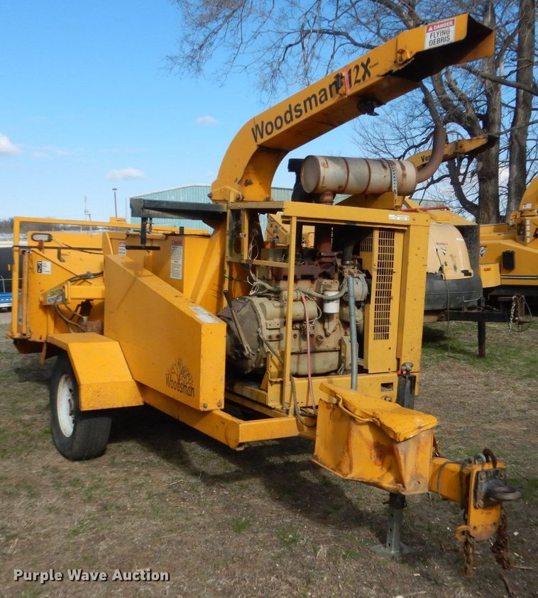 image for item HE9638 Woodsman 12X  wood chipper