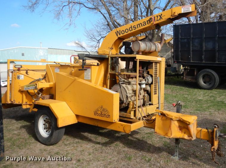 image for item HE9638 Woodsman 12X  wood chipper