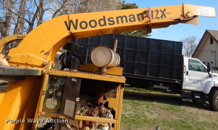 image for item HE9638 Woodsman 12X  wood chipper