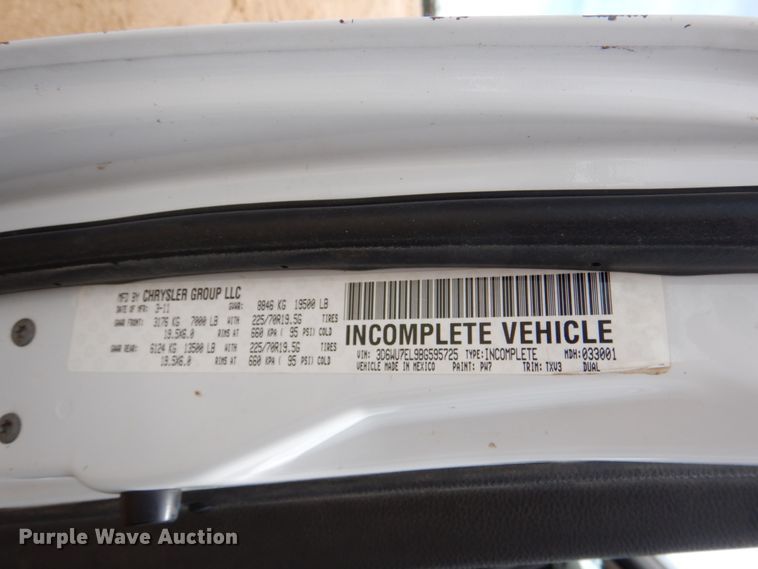 image for item HL9399 2011 Dodge Ram 5500  bucket truck