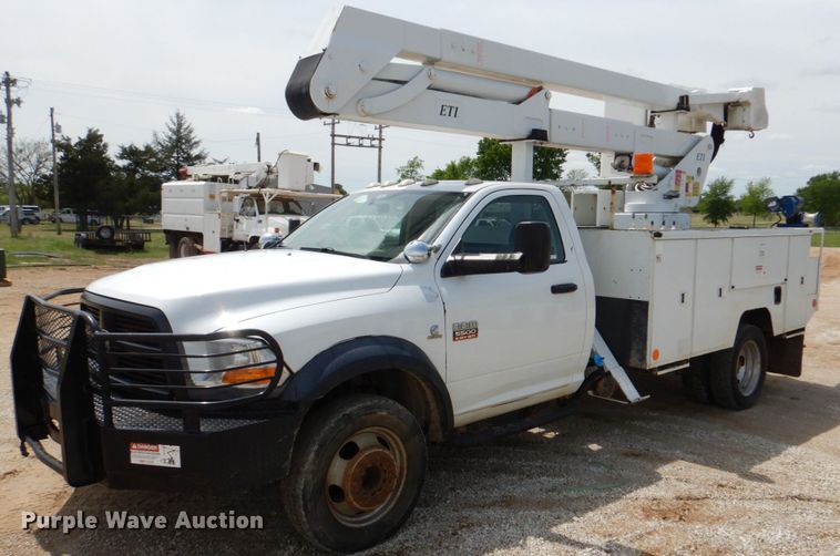 image for item HL9401 2012 Dodge Ram 5500  bucket truck