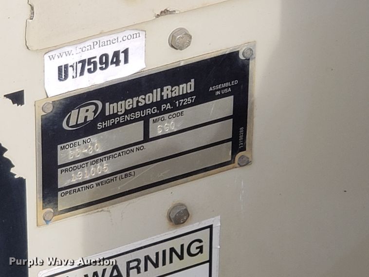 image for item HO9388 2006 Ingersoll Rand DD-30 Dura-Pac  double drum vibratory roller