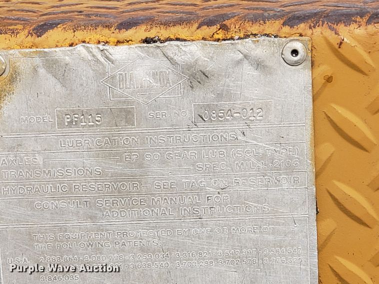 image for item HO9392 1980 Blaw Knox PF115  paver