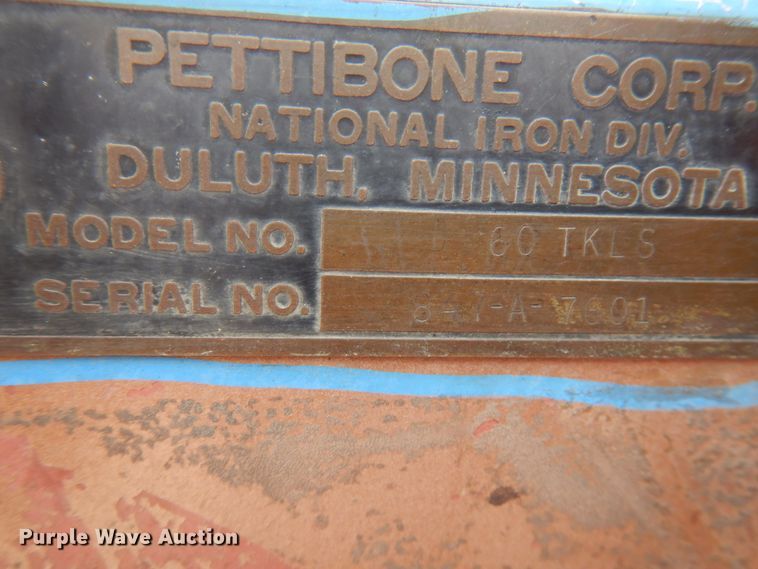 image for item HR9149 Pettibone 60TKLS  crane