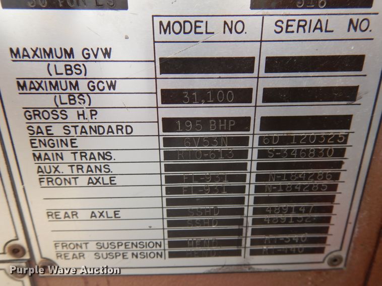 image for item HR9149 Pettibone 60TKLS  crane