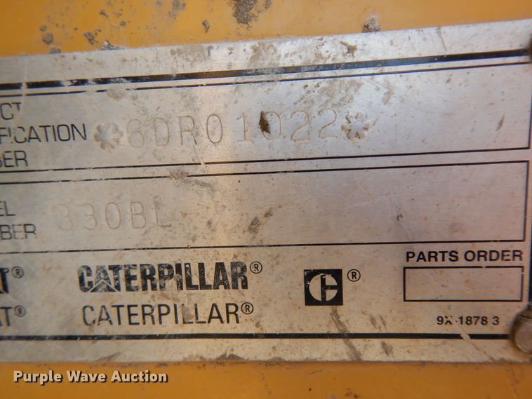 image for item ID9758 1997 Caterpillar 330BL  excavator