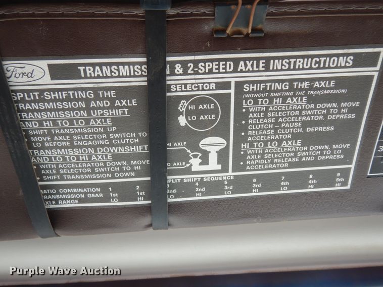 image for item ID9759 1980 Ford 8000  utility / service truck