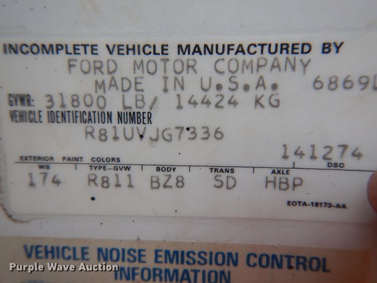 image for item ID9759 1980 Ford 8000  utility / service truck