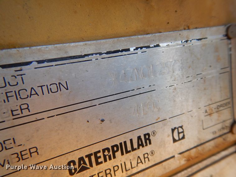 image for item ID9761 1997 Caterpillar 416C  backhoe