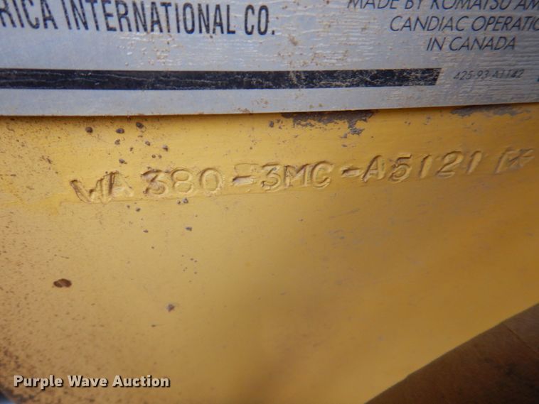 image for item II9886 2000 Komatsu WA380-3ML  wheel loader