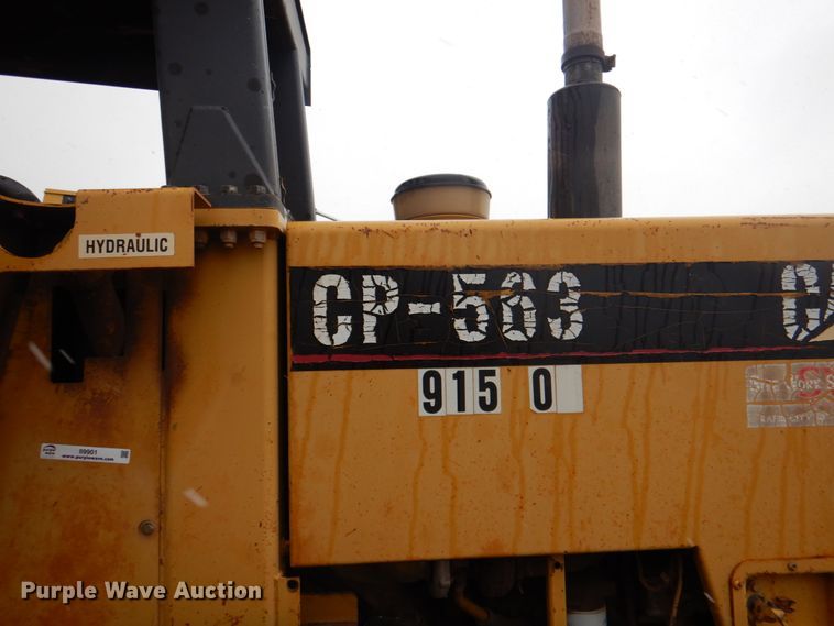 image for item II9901 1989 Caterpillar CP-563  single drum roller