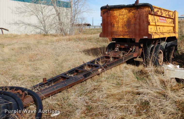 image for item II9902 1974 Fruehauf end dump pup trailer