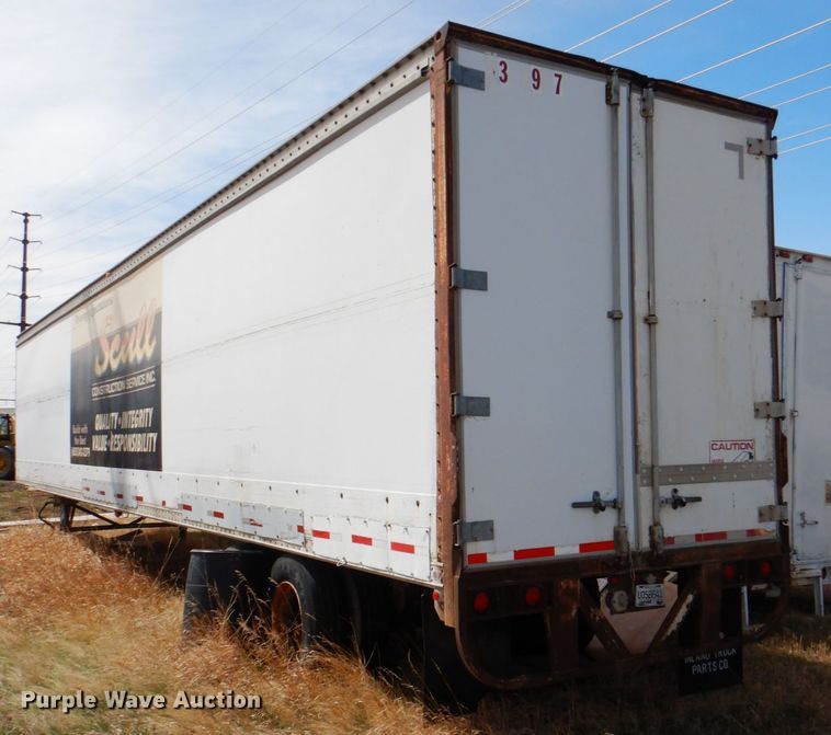 image for item II9911 1991 Wabash  dry van trailer