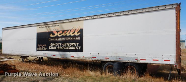 image for item II9911 1991 Wabash  dry van trailer